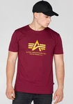 ALPHA INDUSTRIES T-Shirt Rot/Dunkelrot/Rosa/Fliederfarben/Lila/Bordeaux
