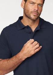 Man's World Poloshirt Kurzarm, lockere Passform, unifarben unifarben