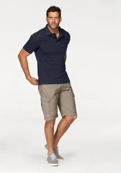 Man's World Poloshirt Kurzarm, lockere Passform, unifarben unifarben
