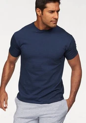 Fruit of the Loom T-Shirt (Packung, 2-tlg) Dunkelblau/Blau/Weiß/Hellblau