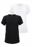Fruit of the Loom T-Shirt (Packung, 2-tlg) Weiß/Schwarz/Dunkelblau