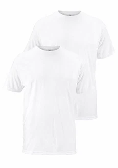 Fruit of the Loom T-Shirt (Packung, 2-tlg) Weiß/Grau/Creme