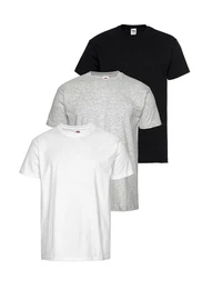 T-Shirt (Packung, 3-tlg) mit Rundhalsausschnitt