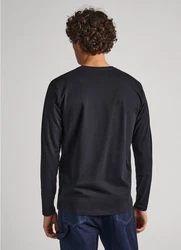 Pepe Jeans Langarmshirt Eggo Dunkelblau/Rot
