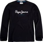Pepe Jeans Langarmshirt Eggo Dunkelblau/Rot