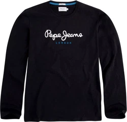 Pepe Jeans Langarmshirt Eggo Dunkelblau/Rot