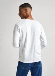 Pepe Jeans Langarmshirt Eggo Beige/Grün/Rosa/Blau/Weiß/Grau/Braun/Rot/Creme