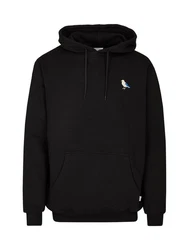 Cleptomanicx Kapuzensweatshirt Hooded Embro Gull 2 schwarz