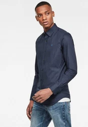 G-STAR Langarmhemd Dressed Super Slim marine