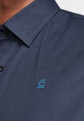 G-STAR Langarmhemd Dressed Super Slim marine