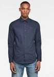 G-STAR Langarmhemd Dressed Super Slim marine