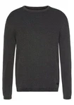 Bruno Banani Strickpullover Dunkelgrau/Grau/Schwarz