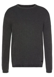 Bruno Banani Strickpullover Dunkelgrau/Grau/Schwarz