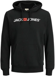 Jack & Jones Hoodie Corp Sweat Hood Kapuzen Sweatshirt Jumper Reg Fit (3477) melone/schwarz/weiß