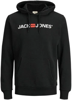 Jack & Jones Hoodie Corp Sweat Hood Kapuzen Sweatshirt Jumper Reg Fit (3477) melone/schwarz/weiß