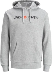 Jack & Jones Hoodie Corp Sweat Hood Kapuzen Sweatshirt Jumper Reg Fit (3477) Grau/Hellblau/Hellgrau/Schwarz/Rot