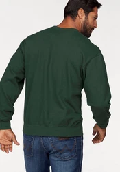Fruit of the Loom Sweatshirt im Design Dunkelgrün/Grün