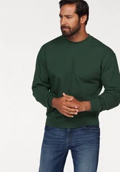 Fruit of the Loom Sweatshirt im Design Dunkelgrün/Grün