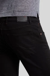 bugatti 5-Pocket Hose mit Power Stretch Schwarz/Rot