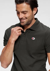 KangaROOS Poloshirt Kurzarm Dunkelgrün/Khaki/Dunkelgrau