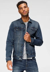 Blend Jeansjacke (1-St) Dunkelblau/Hellblau/Blau