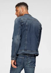 Blend Jeansjacke (1-St) Dunkelblau/Hellblau/Blau