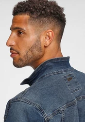 Blend Jeansjacke (1-St) Dunkelblau/Hellblau/Blau