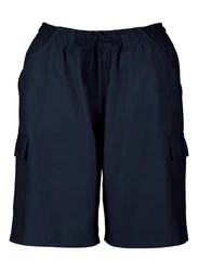 Trigema Jerseyhose Cargo-Bermuda blau/navy