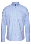 FYNCH-HATTON Langarmhemd mit Button-Down-Kragen Blau/Hellblau