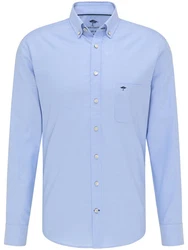FYNCH-HATTON Langarmhemd mit Button-Down-Kragen Hellblau/Blau