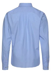 FYNCH-HATTON Langarmhemd mit Button-Down-Kragen Hellblau/Blau