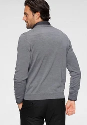 OLYMP Rundhalspullover Strick Casual 
