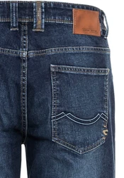 camel active 5-Pocket Jeans Woodstock Denim Dunkelblau/Blau/Hellblau