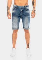 Red Bridge Herren Jeans Shorts Kurze Hose Denim Bermuda Stretch Capri Basic 