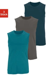 H.I.S Muscleshirt mit Rundhalsausschnitt (Packung 3-tlg) 