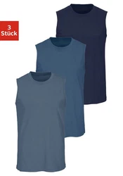 H.I.S Muscleshirt mit Rundhalsausschnitt (Packung 3-tlg) 