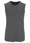H.I.S Muscleshirt mit Rundhalsausschnitt (Packung 3-tlg) Dunkelgrau/Hellgrau/Grau