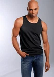 H.I.S Tanktop Unterhemd Herren 3-tlg Rundhals Khaki/Grau/Braun/Beige