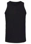 H.I.S Tanktop Unterhemd Herren 3-tlg Rundhals Schwarz/Dunkelblau