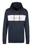 Bench Loungewear Hoodie Langarm Sweatshirt Dunkelblau/Hellblau/Blau