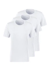 Bruno Banani T-Shirt mit Rundhals-Ausschnitt Weiß/Grau/Creme