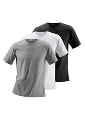 H.I.S T-Shirt (Packung, 3-tlg)  Schwarz