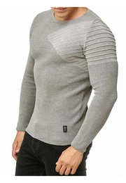 Strickpullover Amarillo mit raffiniertem Schulterdetail