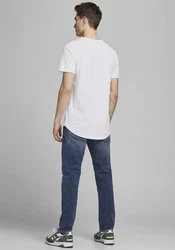 Jack & Jones T-Shirt JJENoa TEE SS CREW NECK weiß