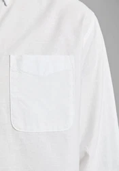 Jack & Jones Langarmhemd OXFORD SHIRT Weiß/Creme/Khaki