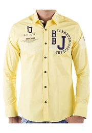 Langarmhemd Hialeah mit Big Print & Patches