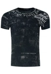 Rusty Neal T-Shirt Schwarz/Hellblau