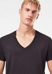 G-STAR T-Shirt V-Shirt Base htr v t s/s 2-pack schwarz
