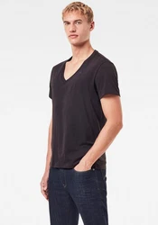 G-STAR T-Shirt V-Shirt Base htr v t s/s 2-pack schwarz