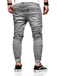 behype Slim-fit-Jeans Dino Hellgrau/Grau/Dunkelgrau